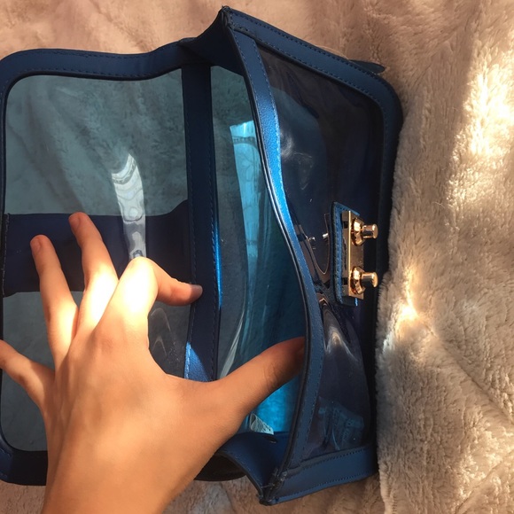 ๐ BLUE PVC BAG ๐ - Picture 3 of 4